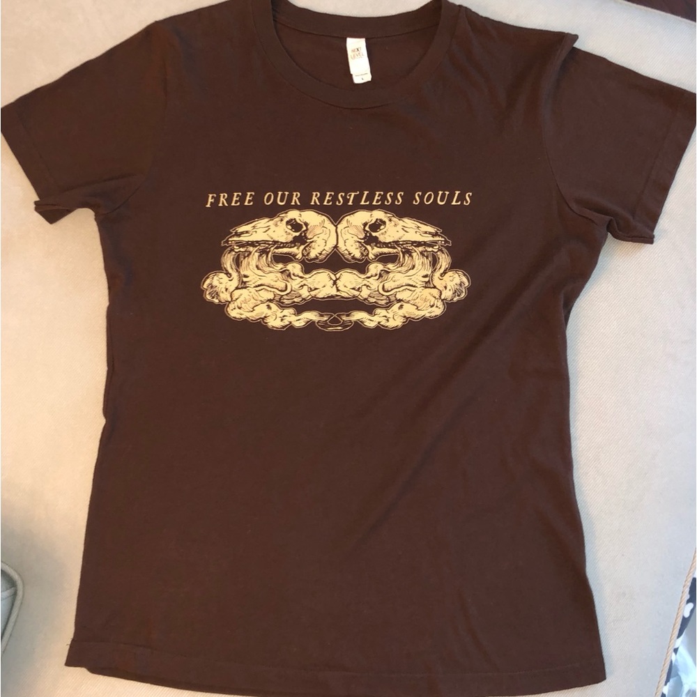 David Gray America’s 2010 Draw The Line TOUR Tee Sz S Fitted Baby T Shirt 🎹